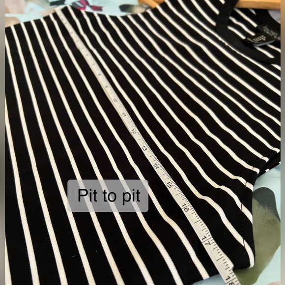 Rachel Zoe Women’s Black & White Striped Tank Top - Picture 6 of 7